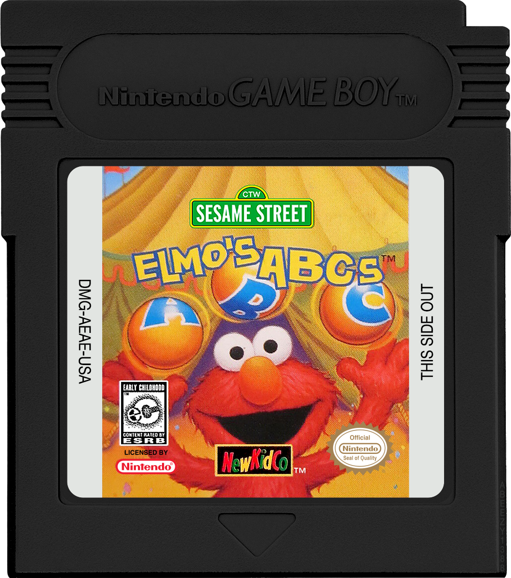 Sesame Street Elmo's ABCs media 1 for GameBoy Color